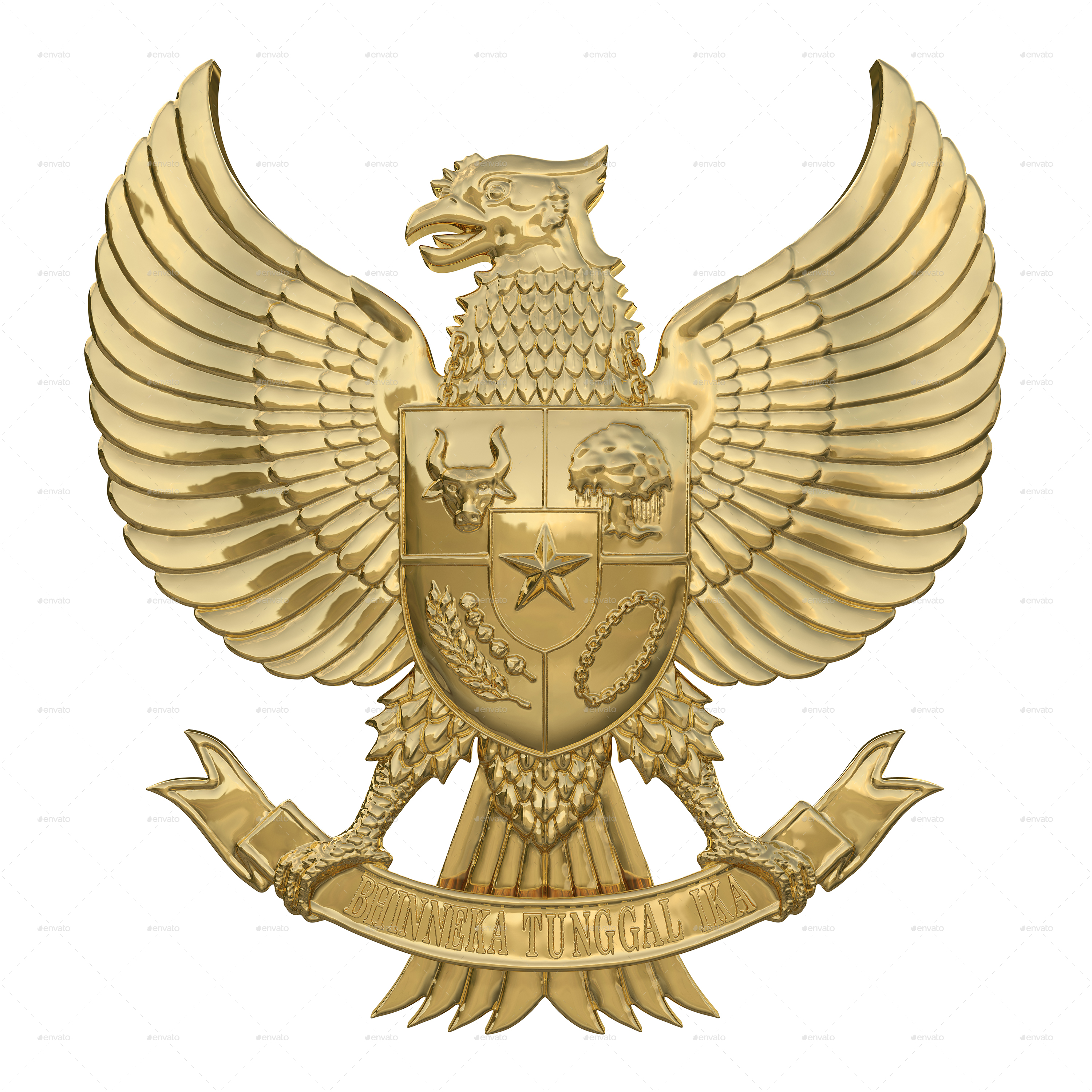  Garuda  Pancasila Indonesia National Symbol by apridinoto 